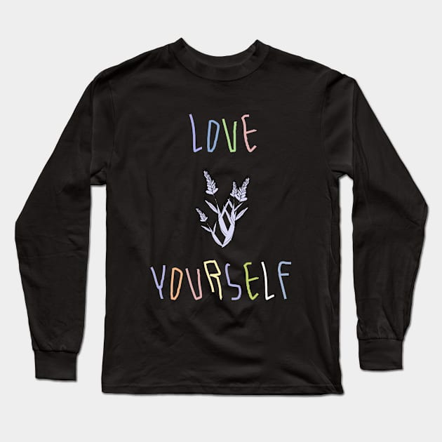 Love yourself Long Sleeve T-Shirt by Wilda Khairunnisa